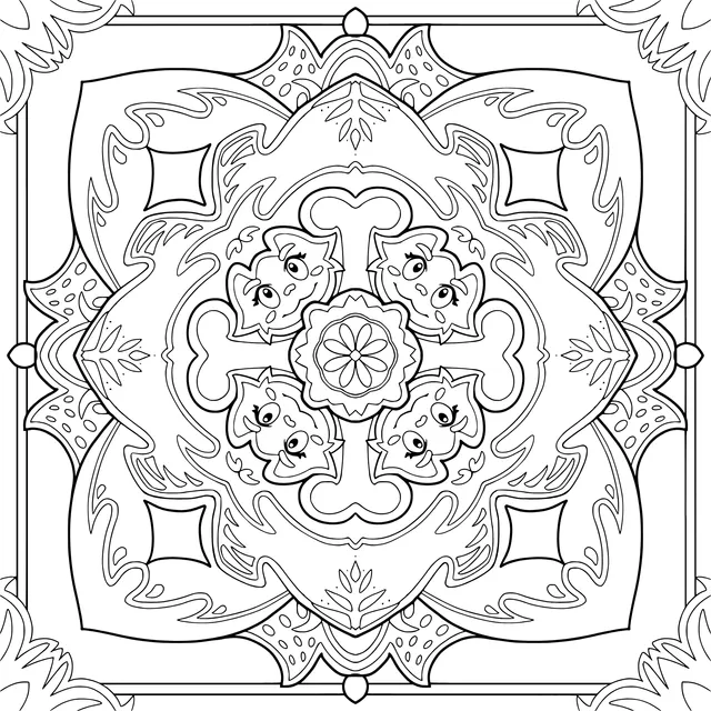 Exquisite Symmetrical Pattern