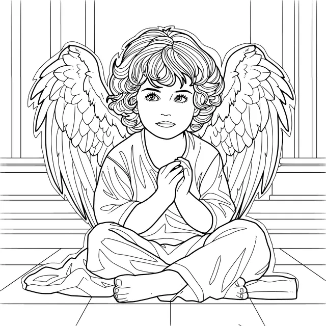 Little Angel in Prayer