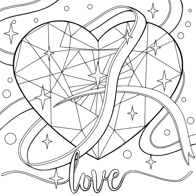 Heart and Ribbons