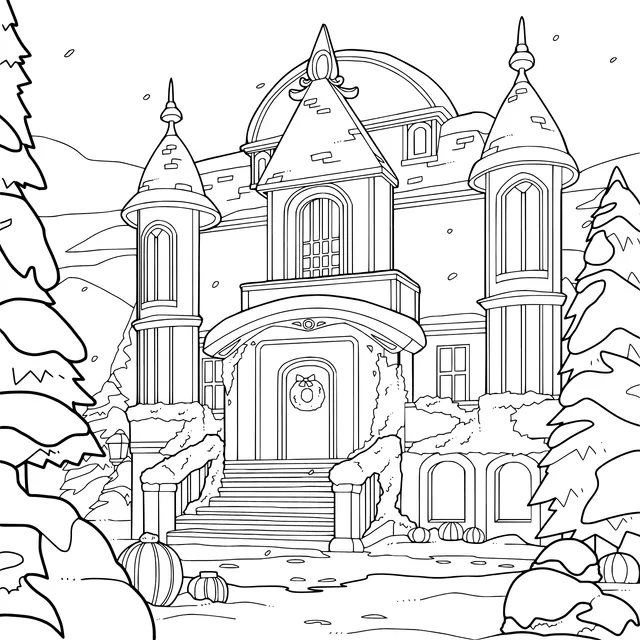 Fairytale Castle in Winter