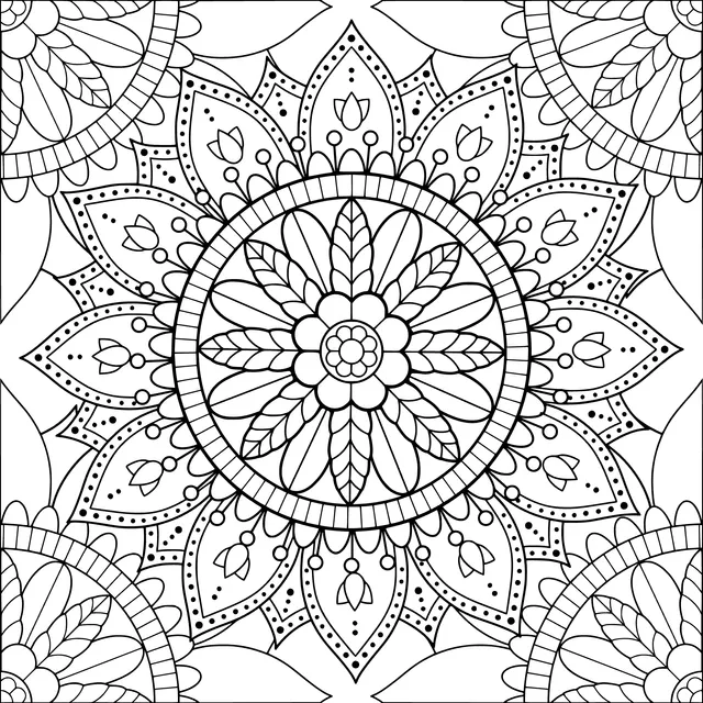 Colorful Mandala Pattern