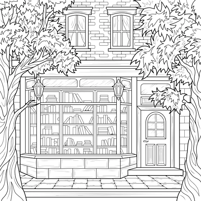 Bookstore in Autumn