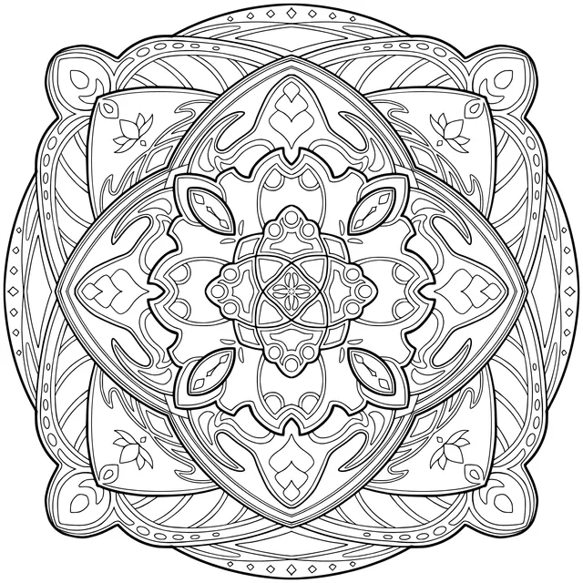 Exquisite Mandala Pattern