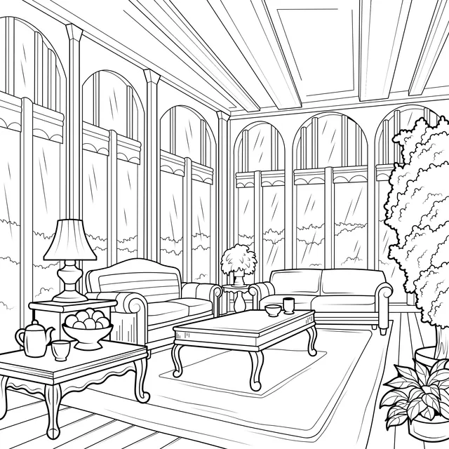 Cozy Living - room Scene