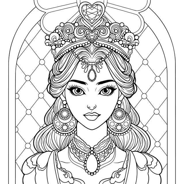 A Princess in Gorgeous Attire