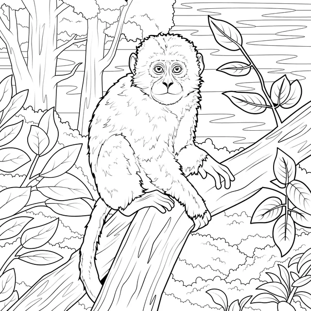 Monkey on the Tree