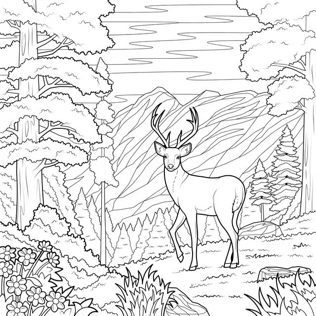 Deer in the Forest