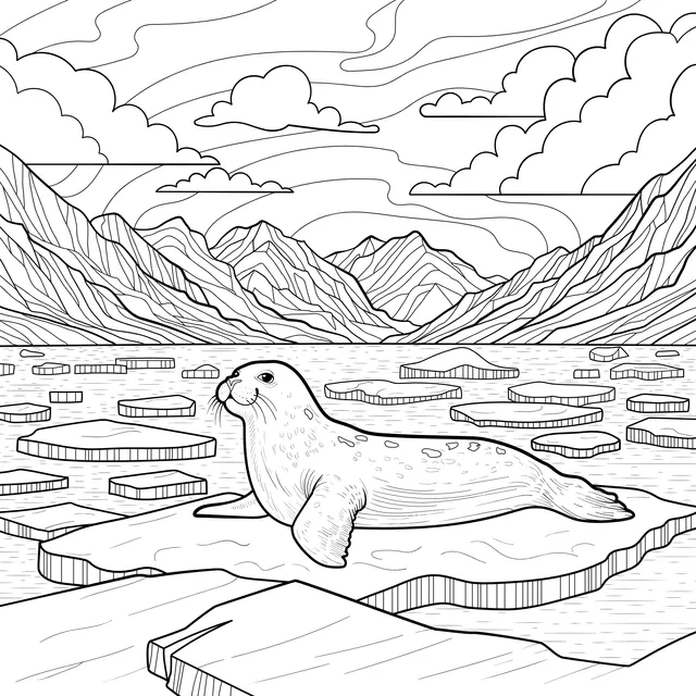 Seal on the Ice