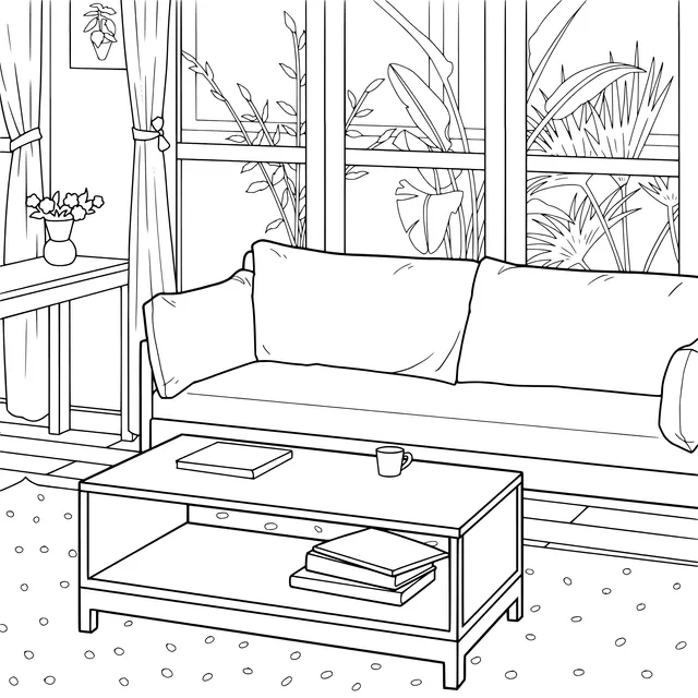 Cozy Living Room Scene