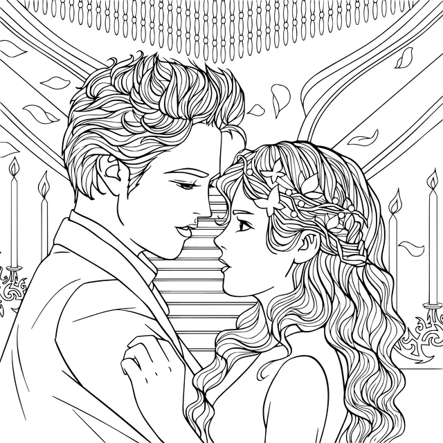 Lovers at a Romantic Ball