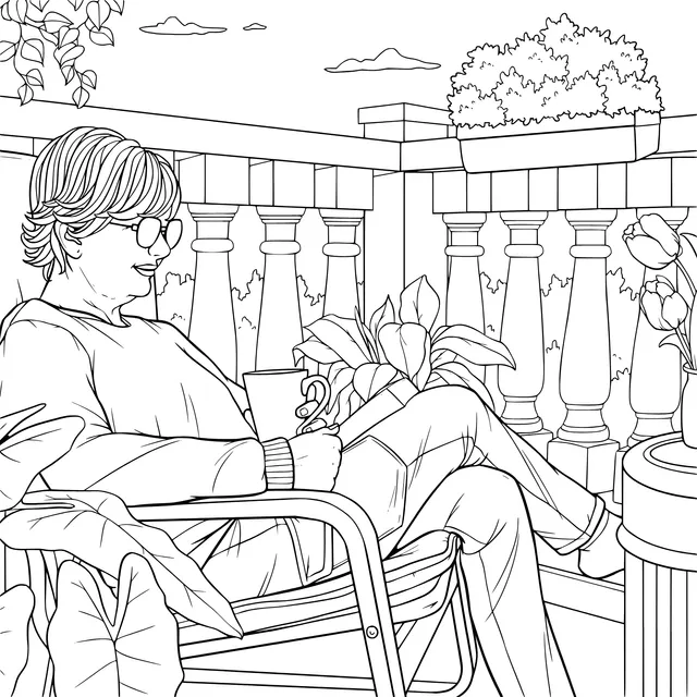 Cozy Balcony Time