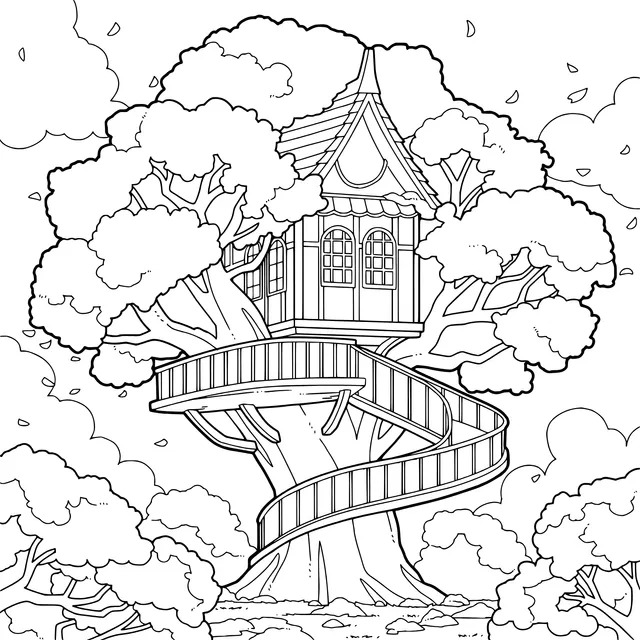 Cherry Blossom Treehouse