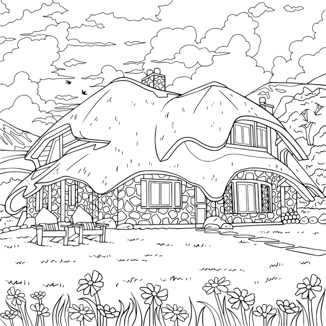 Thatched Cottage in the Countryside