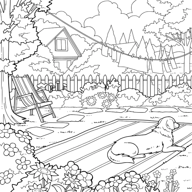 Leisure Time in the Garden