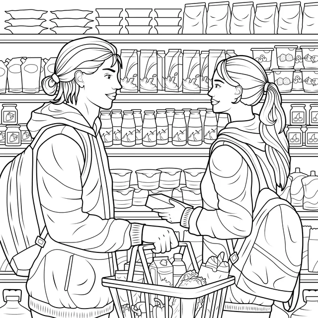 Conversation in the Supermarket