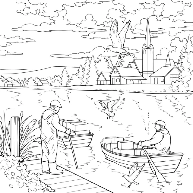 Goods Handling by the River