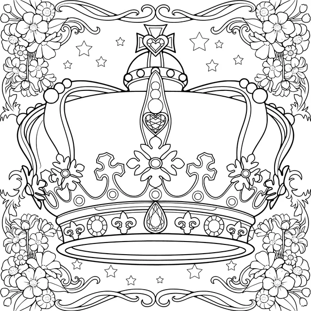Gorgeous Crown Illustration