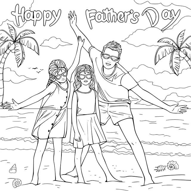 Happy Father's Day (Fun Time at the Beach)
