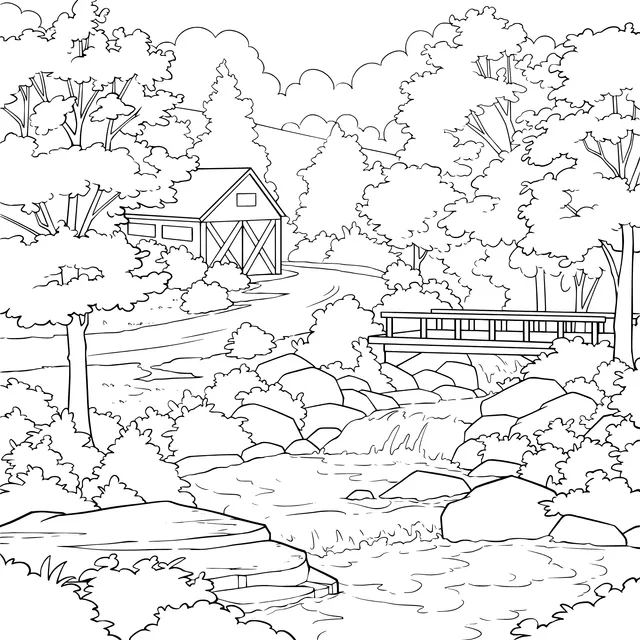Beautiful Autumn Countryside Scenery