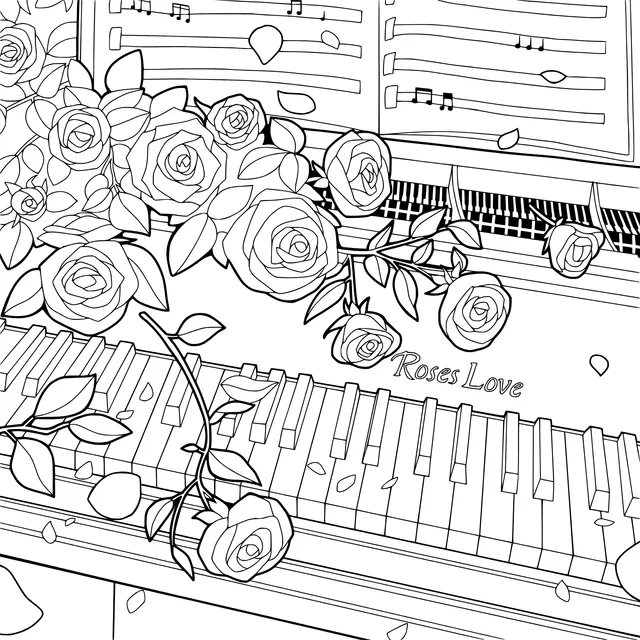 Love of Roses and Piano