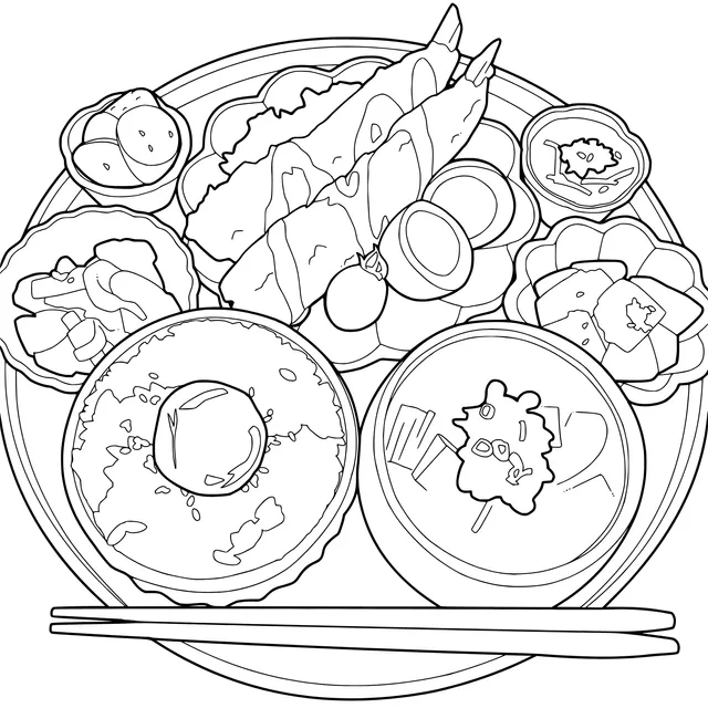 Abundant Japanese Cuisine