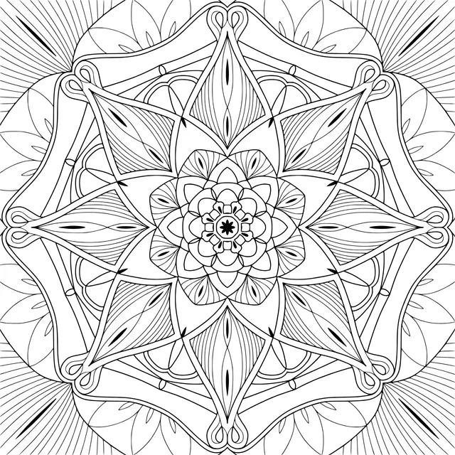 Exquisite Mandala Pattern