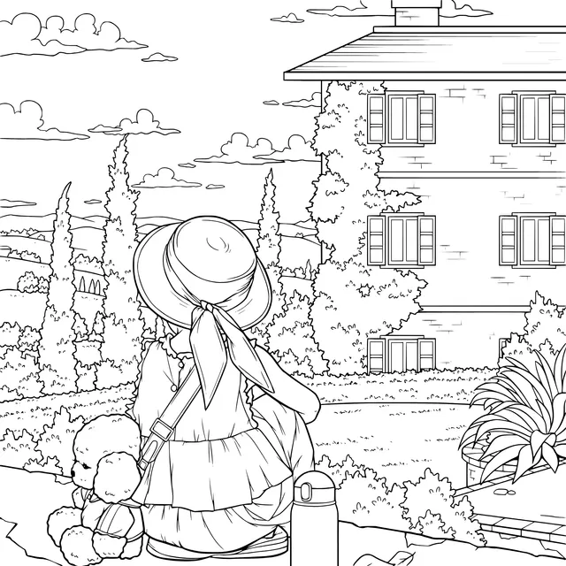 A Girl's Cozy Time with a Teddy Bear