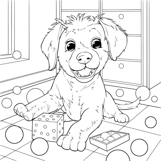 Cute Playing Puppy