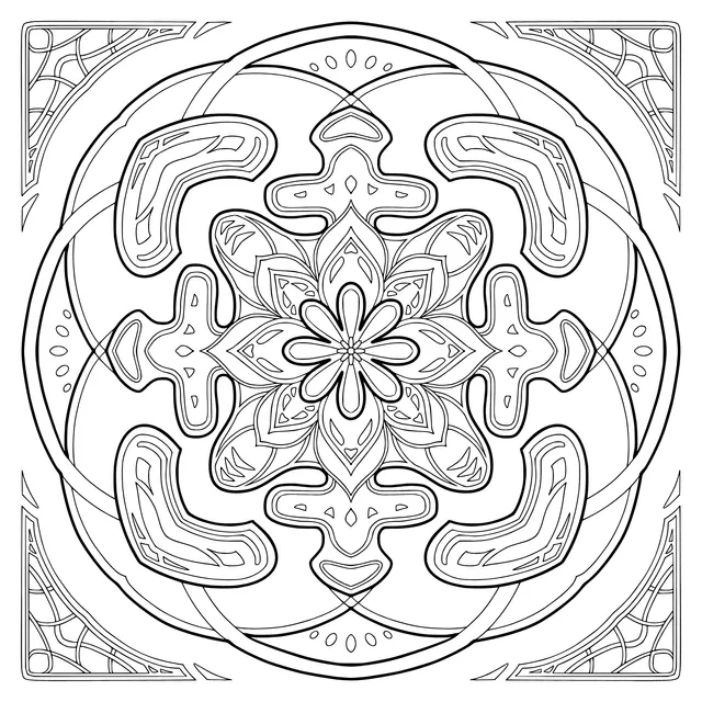 Exquisite Geometric Pattern