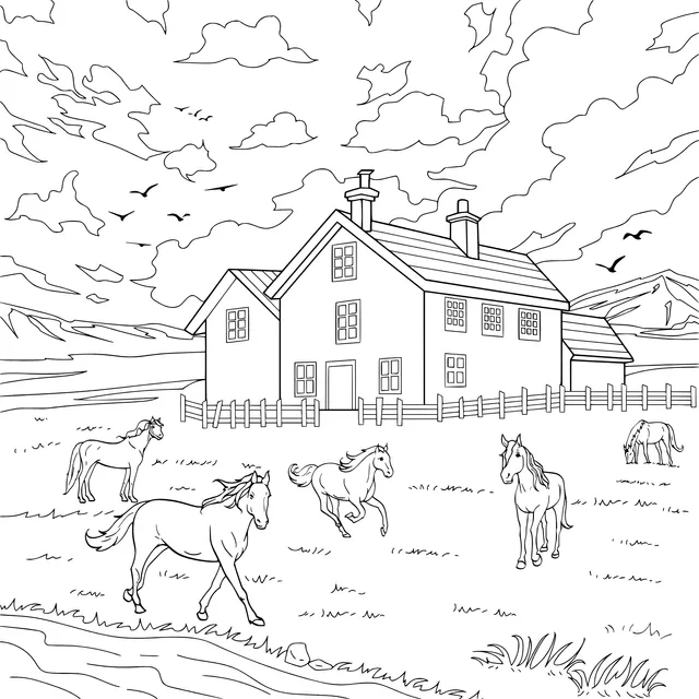 Rural Ranch Landscape
