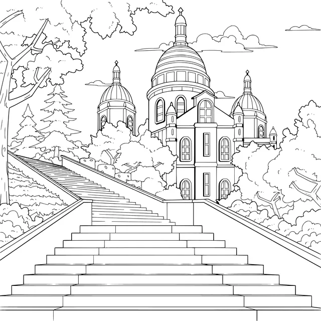 Stairway to a Beautiful Building