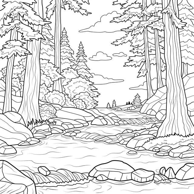 Stream in the Forest