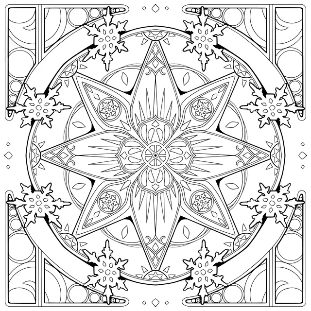Exquisite Mandala Pattern