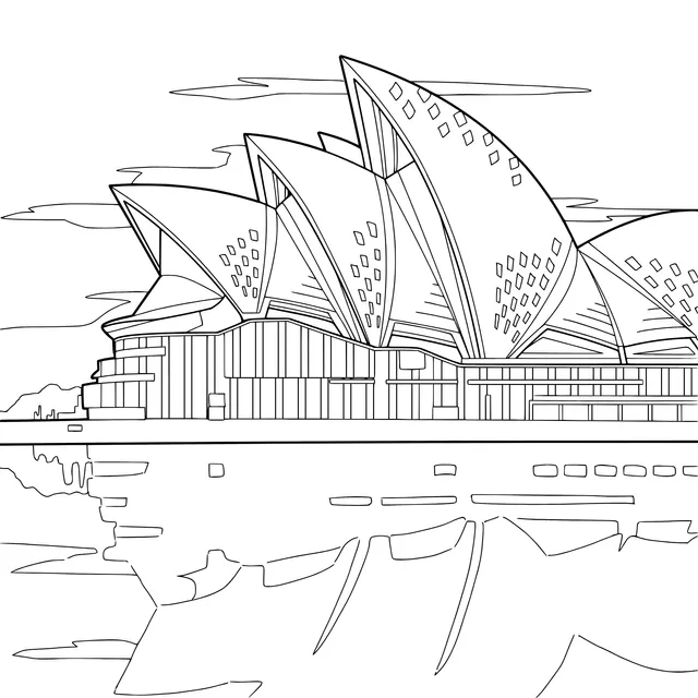 Beautiful View of Sydney Opera House