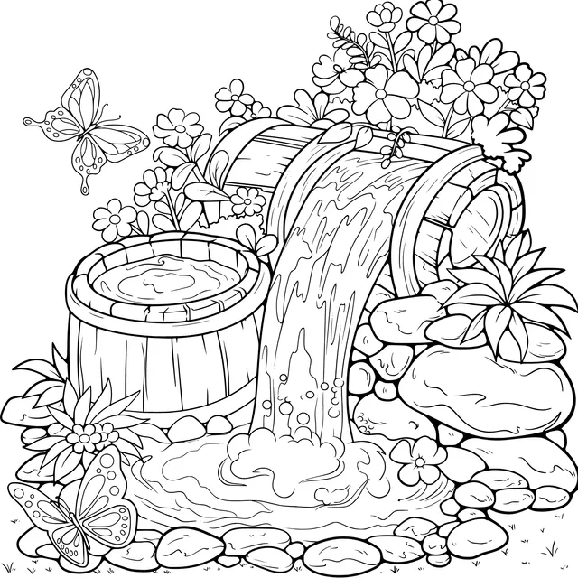 Idyllic Flowing - Water Scene