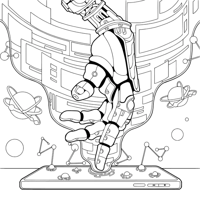 Technological - style Mechanical Arm