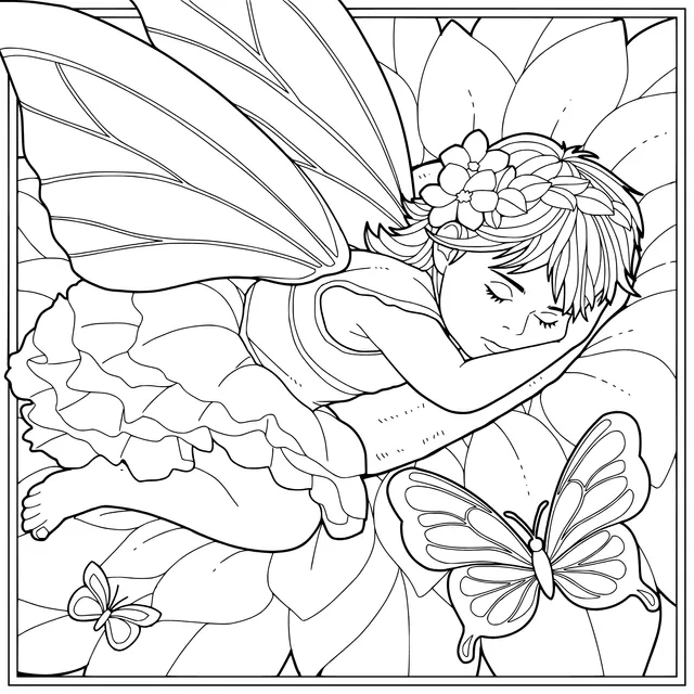 Sleeping Flower Fairy