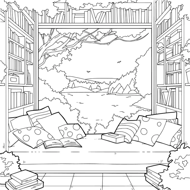Reading Nook by the Window