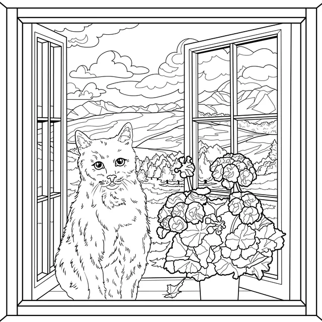 Cat by the Window