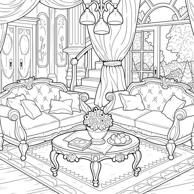 Cozy Living - room Scene