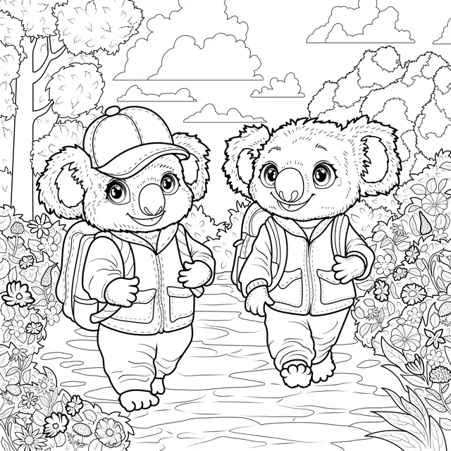 Koalas' Outdoor Adventure