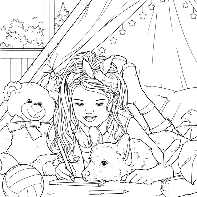 A Girl's Cozy Time