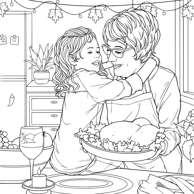 Warm Moment between Grandparent and Grandchild