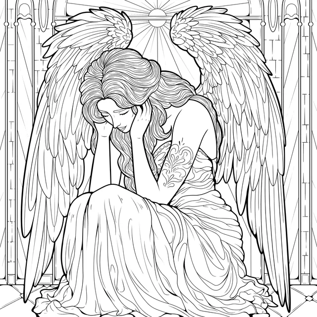 Meditating Angel
