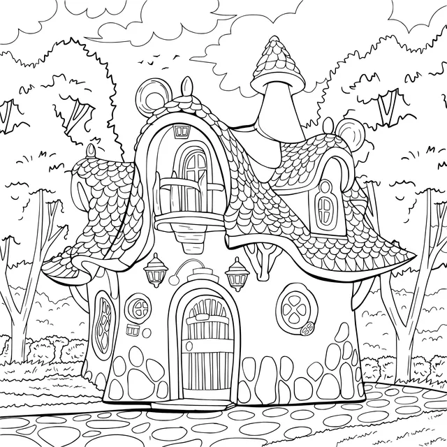 Fairy - tale style cottage