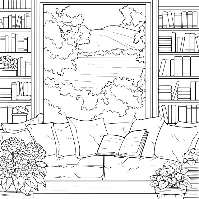 A Cozy Reading Nook by the Window