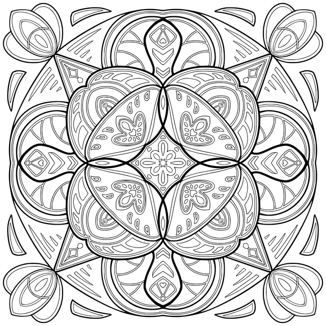 Exquisite Mandala Pattern