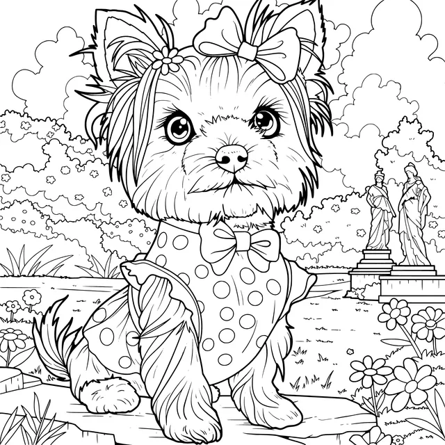 Cute Yorkshire Terrier