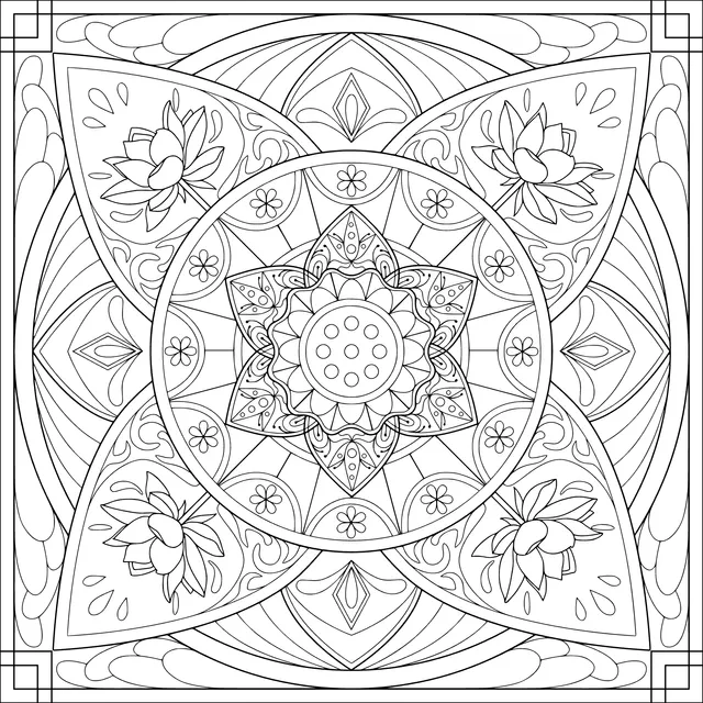 Exquisite Mandala Pattern