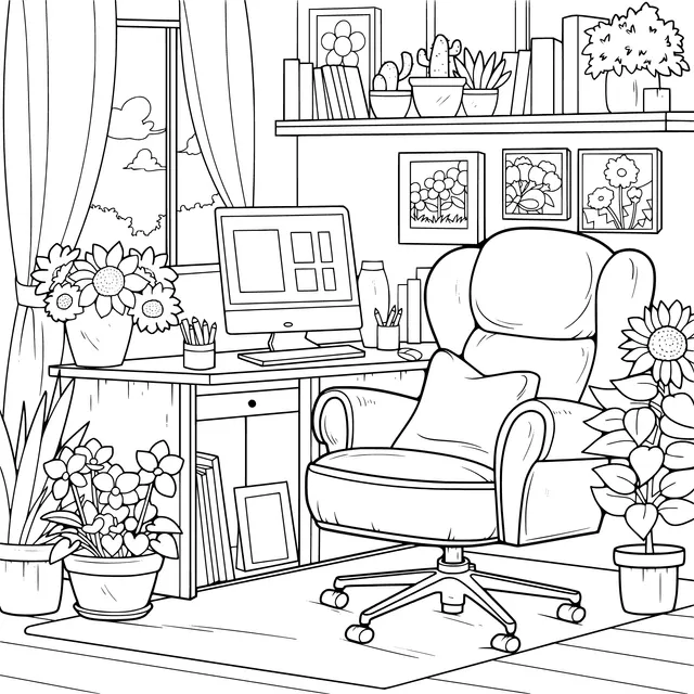 Cozy Home - Office Nook